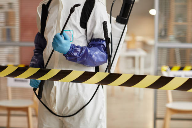 Professional Hoarding Cleanup technician working in Coulterville, CA